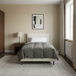 Talve tek Rapistatud Helehall 140 x 220 cm Mikrokiud