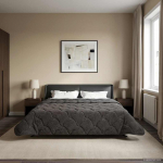 Suvised teki Antratsiit 200 x 240 cm Mikrokiud ja Teddy villa