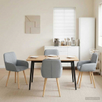 S&ouml;&ouml;gitoa Toolid 4 pcs kangas Helehall 56,5 x 50 x 87,5 cm