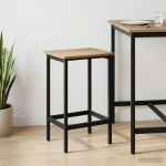 Baaritool Artisan tamm 40 x 32 x 74 cm Tehispuit