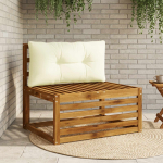 Seljapadi PUTTEN 100% Pol&uuml;ester Kreemjas 80 x 40 x 10 cm