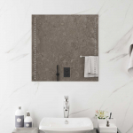LED vannitoa peegel L&auml;bipaistev 60 x 60 cm karastatud klaas