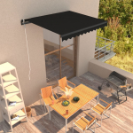 K&auml;sitsi sisset&otilde;mmatav varikatus, 300 x 250 cm, antratsiithall