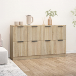 Puhvetkapid 2 tk, sonoma tamm, 60 x 30 x 70 cm, tehispuit