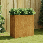 Taimekast, 40 x 80 x 80 cm, corten teras
