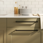 Kapi k&auml;epidemed 5 tk, must, 320 mm, roostevaba teras