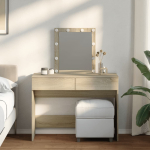Tualettlaud LEDiga, sonoma tamm, 100 x 40 x 130 cm