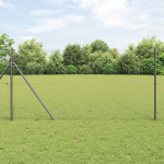 Aed koos postidega hall 1 x 25 m pvc kaetud teras