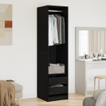 Riidekapp must tamme 50x50x200 cm tehispuit