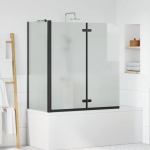 Du&scaron;i kest must 120 x 68 x 130 cm ESG klaas ja alumiinium