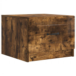Kohvilaud sahtliga Suitsutatud tamm 49 x 50 x 37 cm Tehispuit