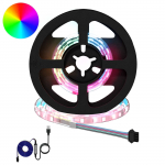 LED Ribad 12 pcs Must ja l&auml;bipaistev 350 mm Vask ja plastik