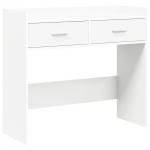 Konsoollaud Valge 90 x 35 x 80 cm Tehispuit