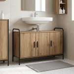 Vannitoa kapp Artisan tamm 95 x 34 x 61 cm Tehispuit