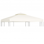 Varikatuse asenduskate 310 g / m&sup2;, kreemjasvalge, 3 x 3 m