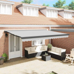 Varikatus antratsiit 4 &times; 3 m metall