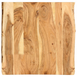 Lauaplaat akaatsiapuidust 58x(50-60)x2,5 cm