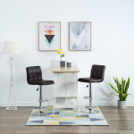 Baaripukid 2 tk, pruun, kunstnahk