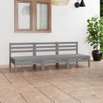 3-osaline aiadiivanikomplekt, hall, t&auml;ism&auml;nnipuit