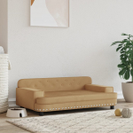 Koeravoodi, pruun, 90 x 53 x 30 cm, samet