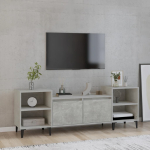 Telerikapp, betoonhall, 160x35x55 cm, tehispuit