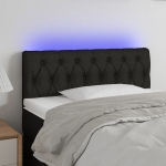 LED-voodipeats, must, 90x7x78/88 cm, kangas