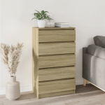 Kummut, sonoma tamm, 60 x 36 x 103 cm, tehispuit