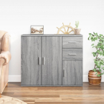 Puhvetkapp, hall sonoma tamm, 91 x 29,5 x 75 cm, tehispuit