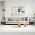 Diivanilaud, 2tk, hall sonoma tamm, 50 x 46 x 50cm, tehispuit