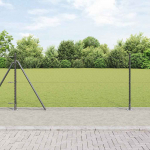 Aed koos postidega hall 0.8 x 25 m pvc kaetud teras