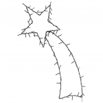 J&Otilde;ULUTULED, LASKURT&Auml;HT SILUETT, 80 LED-I, SOE VALGE