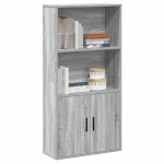 RAAMATUALUS, HALL SONOMA TAMM, 60X24X120 CM, TEHISPUIT