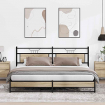 METALLIST VOODIRAAM ILMA MADRATSITA SONOMA TAMM 193X203 CM