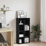 Raamaturiiul must tamm 66x30x130 cm t&ouml;&ouml;deldud puit