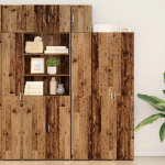 Hoiukapp 3 tk vana puit 30 x 42,5 x 225 cm