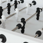 Foosball laua m&auml;ngijad 24 tk Must ja Valge 3,6 x 3,1 x 10,8 cm