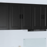 K&ouml;&ouml;gikapp ladustamisega kalmar must 80 x 31 x 80 cm tehispuit