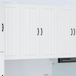 K&ouml;&ouml;gikapp valge 80 x 31 x 100 cm tehispuit