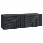 Rippuv TV kapp Must 98 x 31 x 30 cm Tehispuit