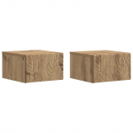 Seinale kinnitatav &ouml;&ouml;tis 2 pcs Artisan tamm 49 x 34,5 x 20 cm