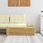 V&auml;lim&ouml;&ouml;bel L&otilde;pu Diivan Valge 115 x 83 x 73 cm Tugev akatsiapuu