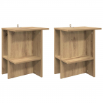 Kohvilaud 2 pcs Artisan tamm 40 x 30 x 49 cm Tehispuit