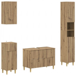 4-osaline vannitoa kapi komplekt ARNHEM Artisan tamm Tehispuit