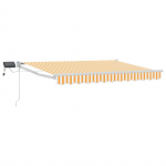 K&auml;sitsi juhitav varikatus koos LED-idega 3 x 2,5 m