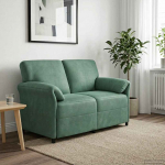 2-kohaline diivan Mere Roheline 138 x 83 x 95 cm Samet