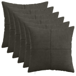 Diivanipadi 6 tk ALMELO antratsiit 50 x 50 cm manchester