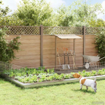 Aia aed koos toega 12 pcs 55 x 50 cm Mesh Tsingitud teras