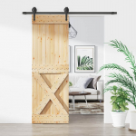 Liuguks naturaalne ja must 70 x 210 cm tahke m&auml;nnipuit