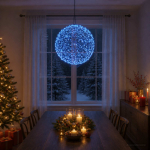 J&otilde;ulufiniaalne valgus 950 LED-i Sinine L&auml;bim&otilde;&otilde;t 60 x 63 cm