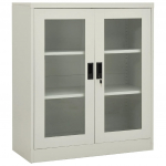 Kontorikapp, helehall, 90 x 40 x 105 cm, teras